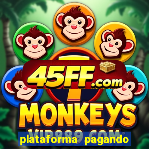 plataforma pagando no cadastro slots